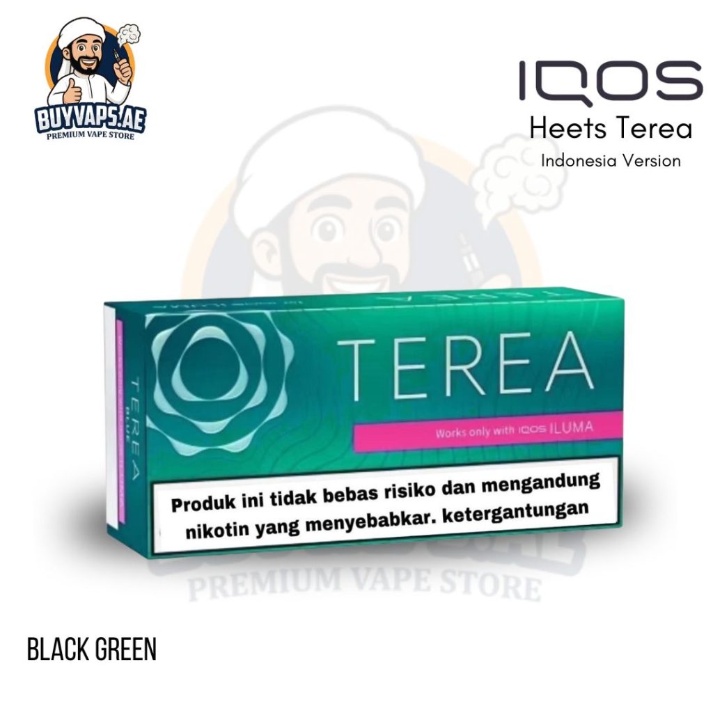 Iqos Heets Terea Black Green from Indonesia
