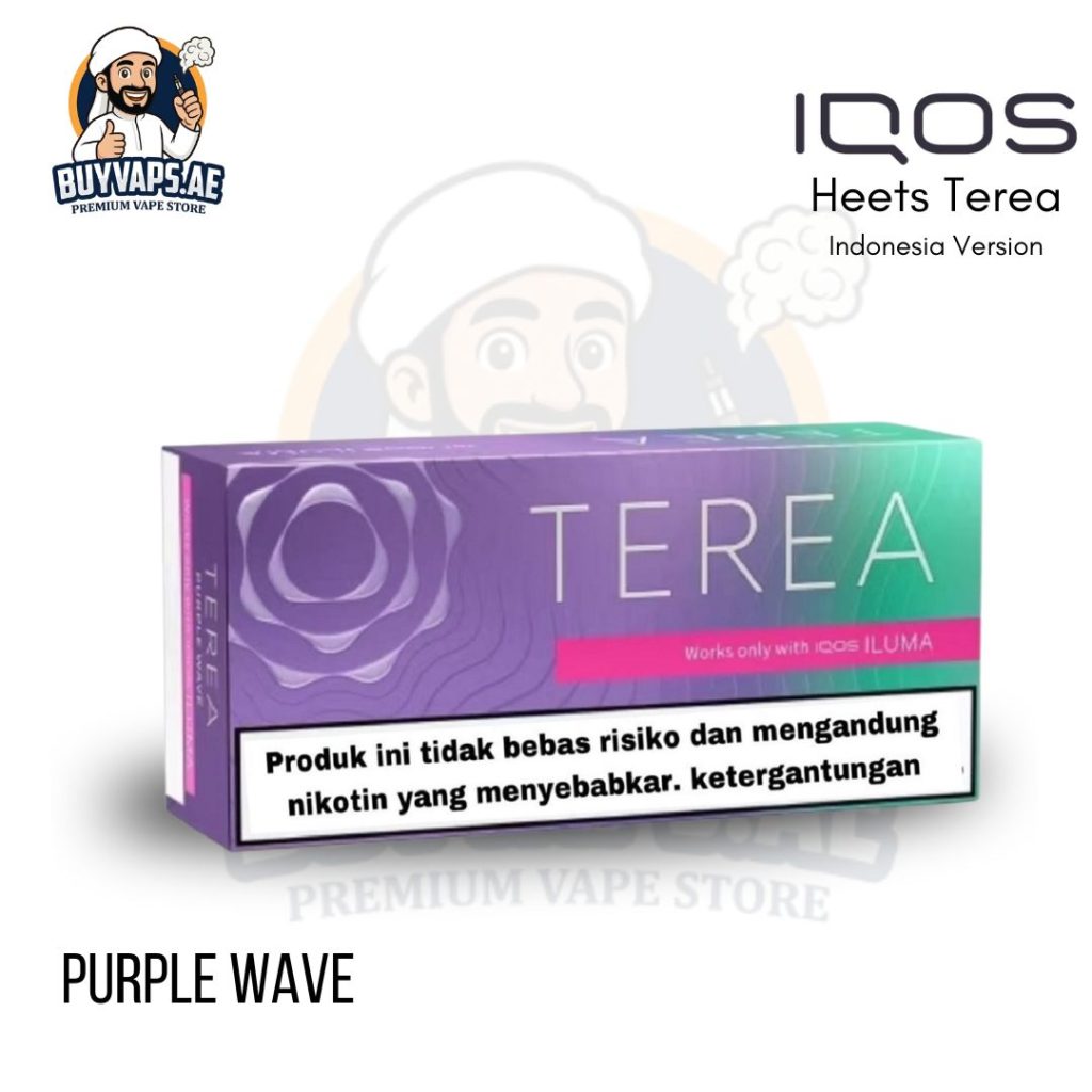 Iqos Heets Terea Purple Wave from Indonesia